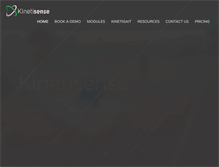 Tablet Screenshot of kinetisense.com